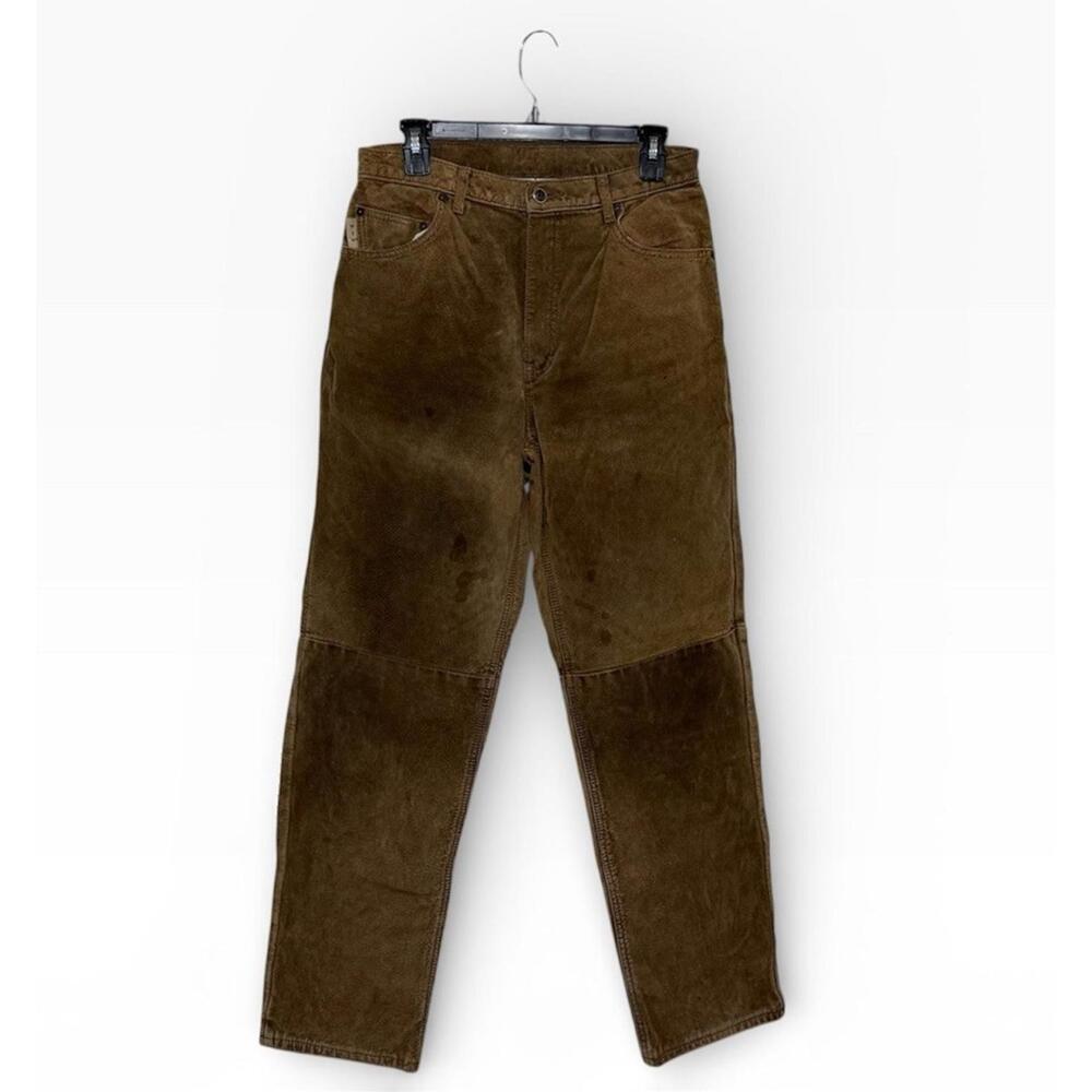 Vintage W&W Wash And Wear Suede Pants Size 32 Men’s